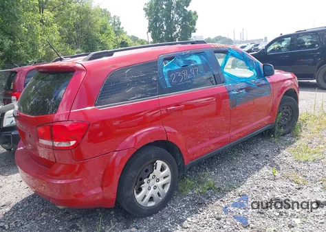 2014 Dodge Journey Se from USA, damaged, VIN 3C4PDCAB1ET238647